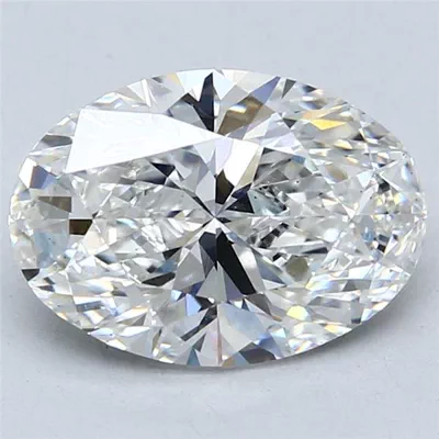 2.83ct E VS1 Very Good Cut Oval Lab Grown Diamond