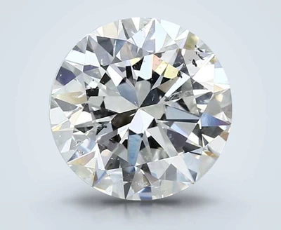 3.01ct F SI2 Excellent Cut Round Diamond