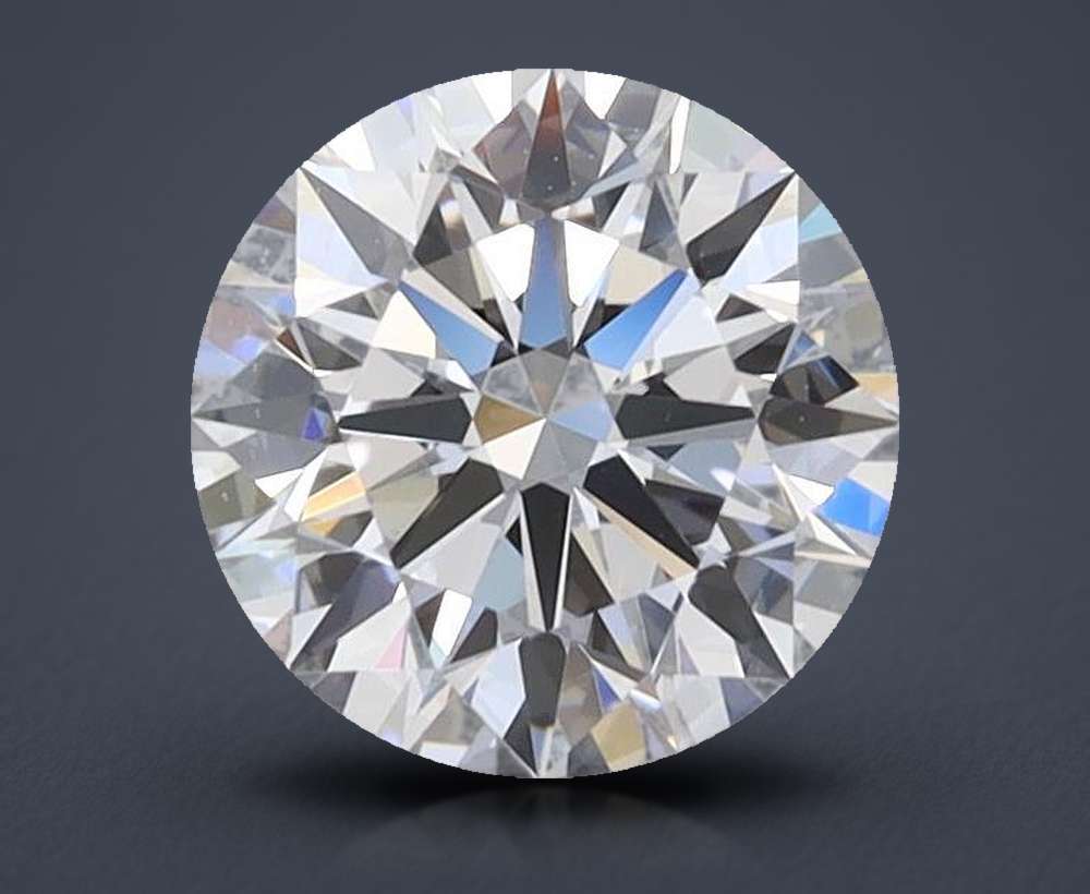 1.08ct D FL Rare Carat Ideal Cut Round Lab Grown Diamond