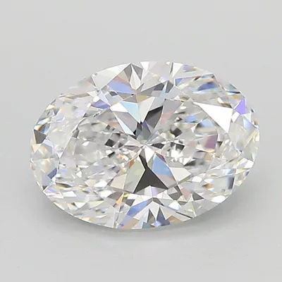 1.86ct D VS1 Rare Carat Ideal Cut Oval Lab Grown Diamond