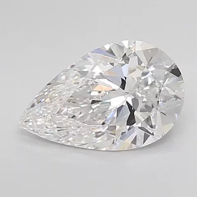 2.08ct E VS1 Rare Carat Ideal Cut Pear Lab Grown Diamond