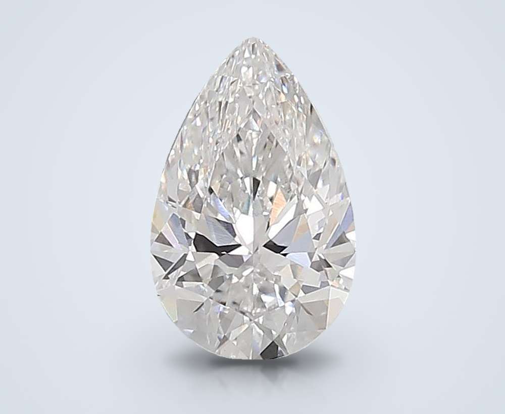2.08ct E VS1 Rare Carat Ideal Cut Pear Lab Grown Diamond