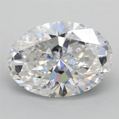 3.51ct E VVS2 Rare Carat Ideal Cut Oval Lab Grown Diamond