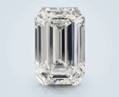 16.06ct G VVS2 Rare Carat Ideal Cut Emerald Lab Grown Diamond