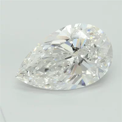 11.03ct F VVS2 Rare Carat Ideal Cut Pear Lab Grown Diamond