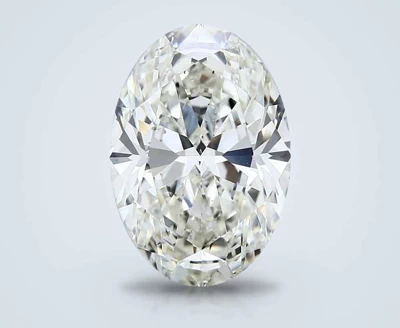 4.21ct K SI1 Rare Carat Ideal Cut Oval Diamond