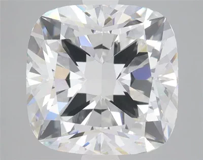 4.09ct F VVS2 Rare Carat Ideal Cut Cushion Lab Grown Diamond