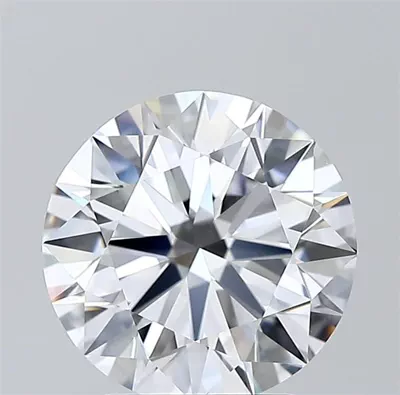 3.01ct D FL Rare Carat Ideal Cut Round Diamond