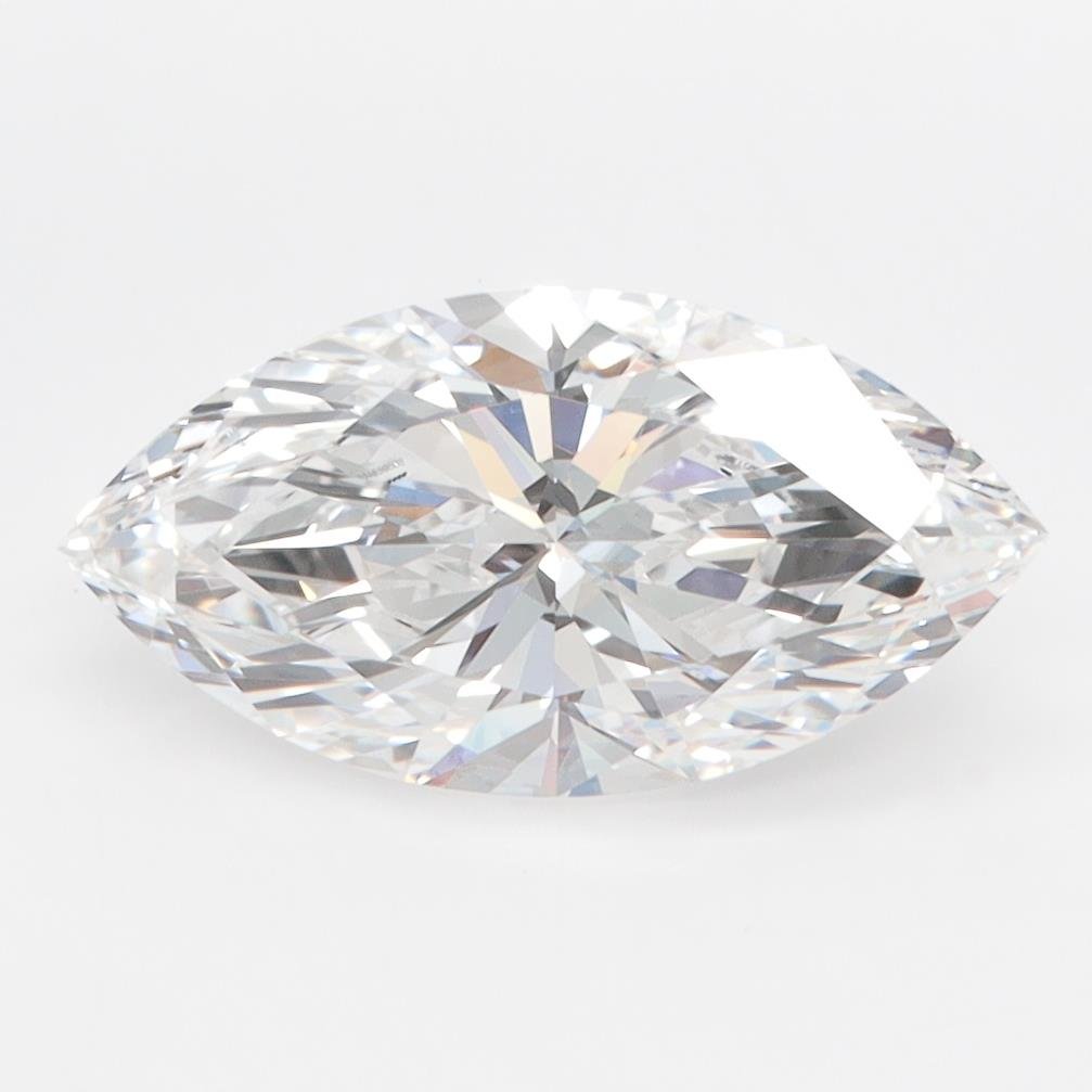 2.00ct D FL Rare Carat Ideal Cut Marquise Lab Grown Diamond