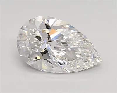 1.47ct D VS1 Rare Carat Ideal Cut Pear Lab Grown Diamond