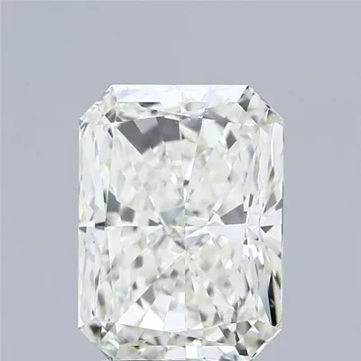 3.01ct J SI1 Rare Carat Ideal Cut Radiant Diamond