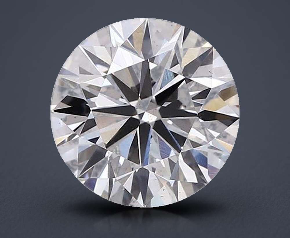 3.02ct G VS2 Rare Carat Ideal Cut Round Lab Grown Diamond
