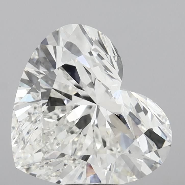 8.02ct F VVS2 Rare Carat Ideal Cut Heart Lab Grown Diamond