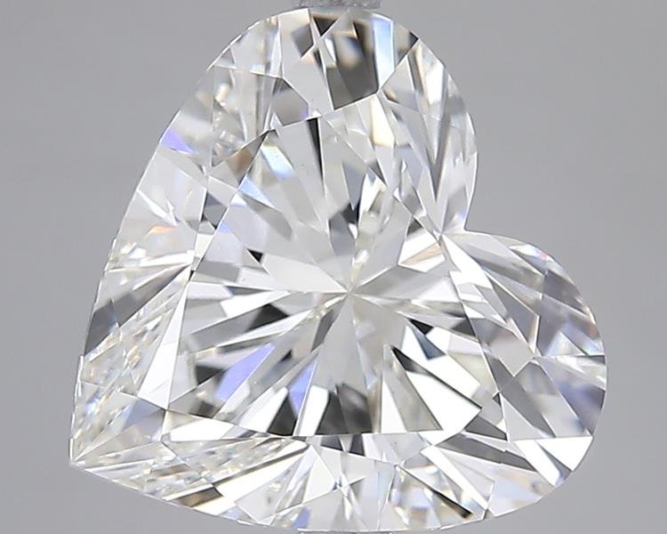 6.00ct H VS1 Rare Carat Ideal Cut Heart Lab Grown Diamond