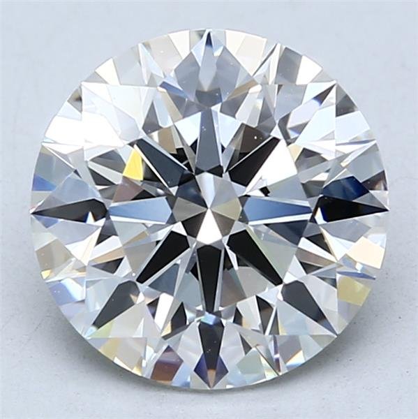 3.02ct G VVS2 Rare Carat Ideal Cut Round Lab Grown Diamond