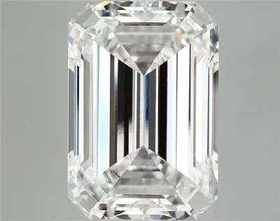 13.23ct F VVS2 Rare Carat Ideal Cut Emerald Lab Grown Diamond
