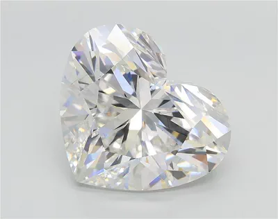 7.06ct F VS2 Rare Carat Ideal Cut Heart Lab Grown Diamond