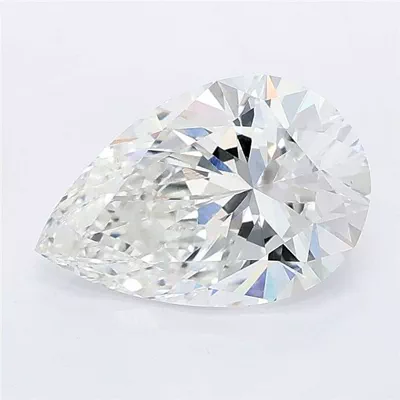 2.08ct E VS1 Rare Carat Ideal Cut Pear Lab Grown Diamond