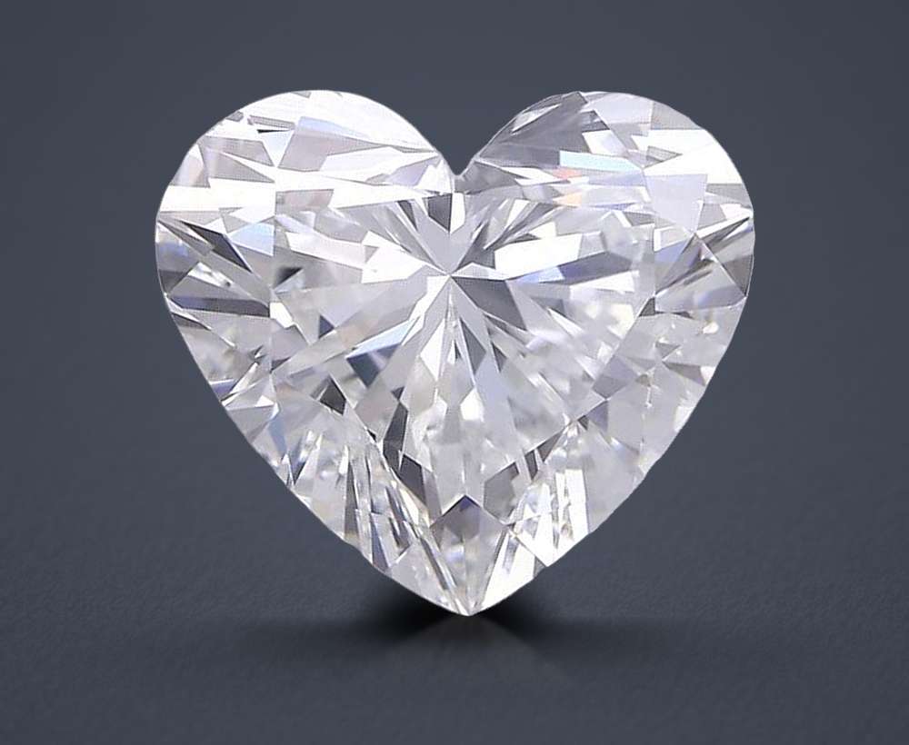 13.06ct E VVS2 Rare Carat Ideal Cut Heart Lab Grown Diamond