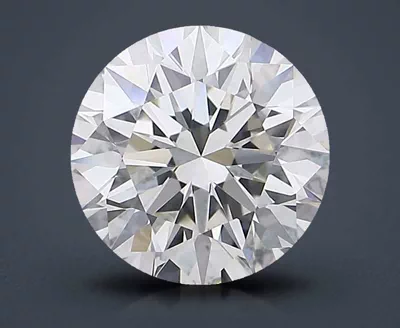 2.35ct K VVS2 Rare Carat Ideal Cut Round Diamond