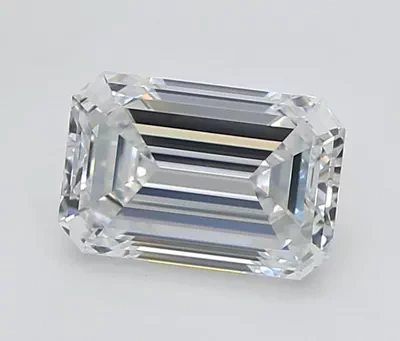 2.09ct D VS1 Rare Carat Ideal Cut Emerald Lab Grown Diamond