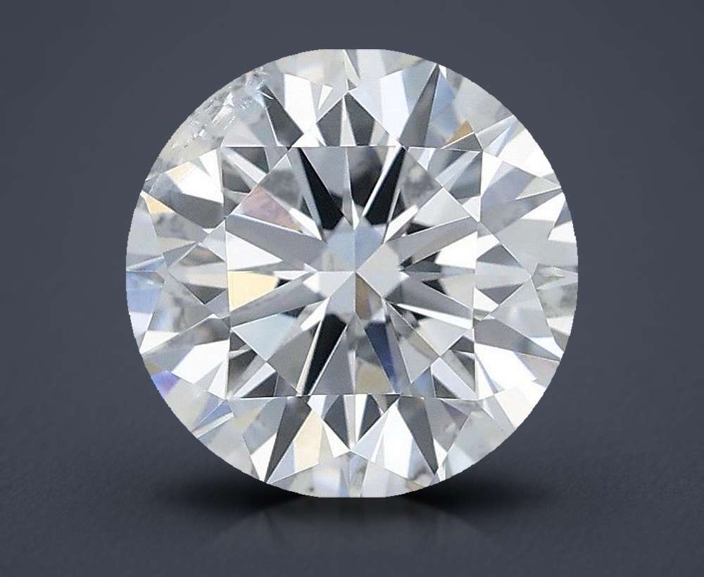 1.61ct D SI2 Rare Carat Ideal Cut Round Lab Grown Diamond