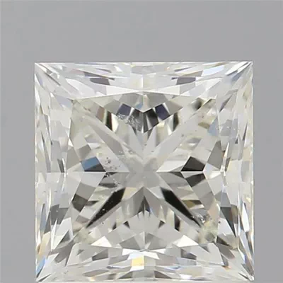 1.53ct K SI2 Rare Carat Ideal Cut Princess Diamond