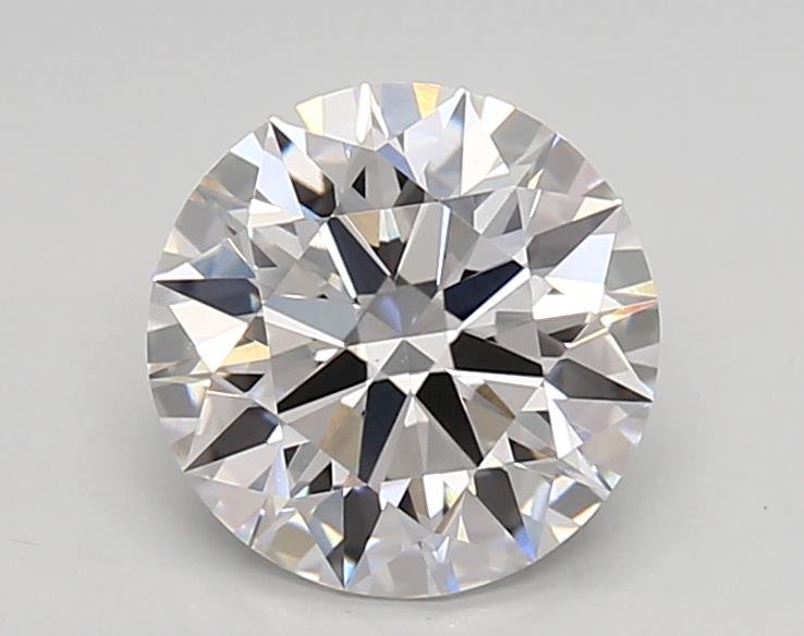 1.63ct D VVS2 Rare Carat Ideal Cut Round Lab Grown Diamond