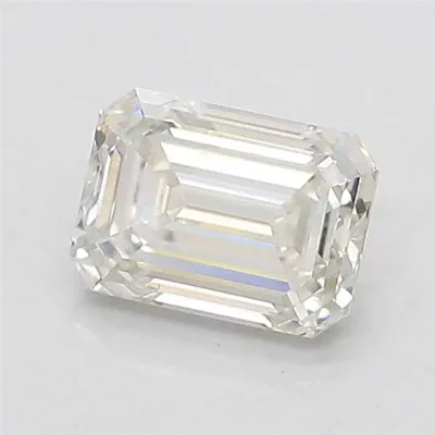 1.13ct I VVS2 Rare Carat Ideal Cut Emerald Lab Grown Diamond