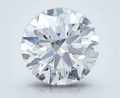 2.74ct D SI1 Rare Carat Ideal Cut Round Diamond