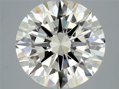 5.15ct K SI1 Rare Carat Ideal Cut Round Diamond