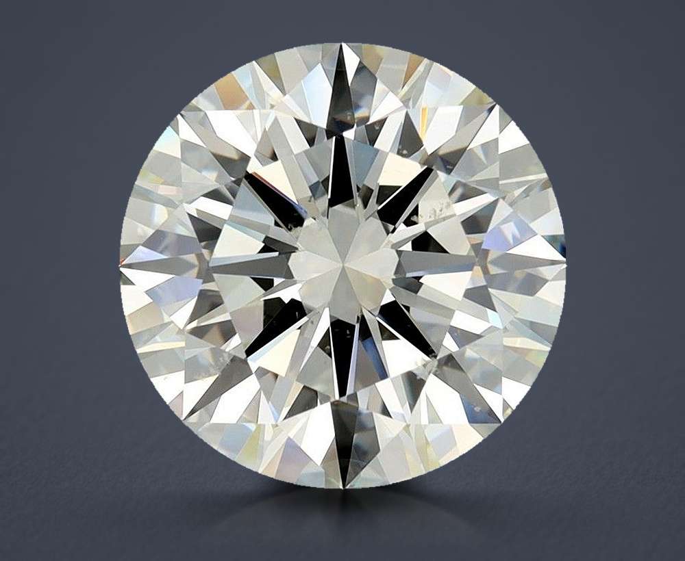 5.15ct K SI1 Rare Carat Ideal Cut Round Diamond