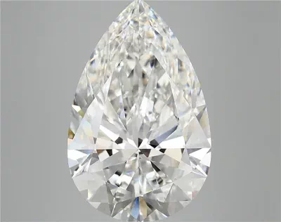 10.89ct F VVS2 Rare Carat Ideal Cut Pear Lab Grown Diamond