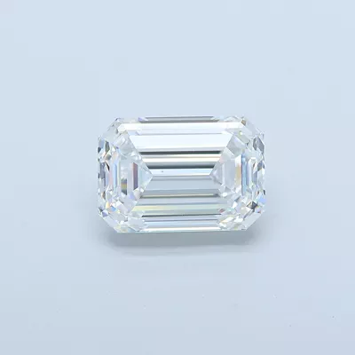 3.51ct D VS2 Rare Carat Ideal Cut Emerald Diamond