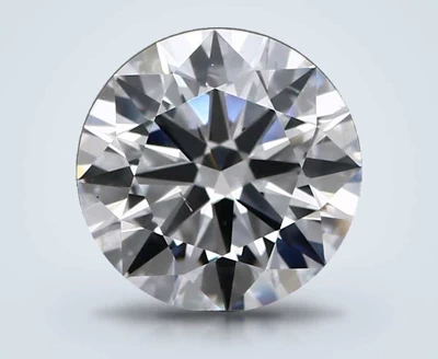 2.17ct E SI1 Rare Carat Ideal Cut Round Lab Grown Diamond