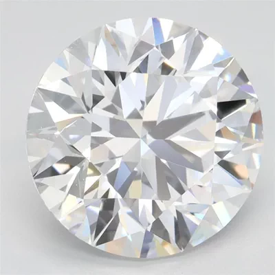 4.13ct D VVS1 Rare Carat Ideal Cut Round Lab Grown Diamond
