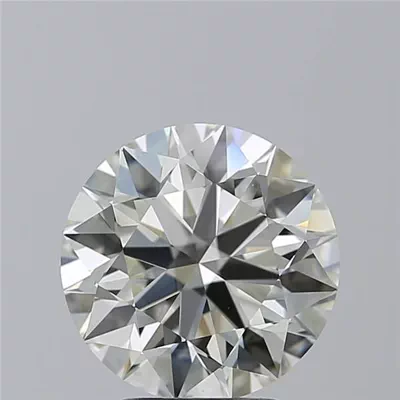 3.17ct J VS1 Rare Carat Ideal Cut Round Diamond