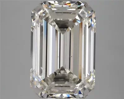 5.55ct H VS1 Rare Carat Ideal Cut Emerald Lab Grown Diamond