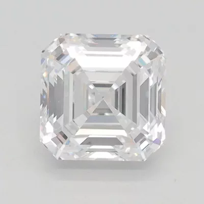 2.00ct D VS1 Rare Carat Ideal Cut Asscher Lab Grown Diamond