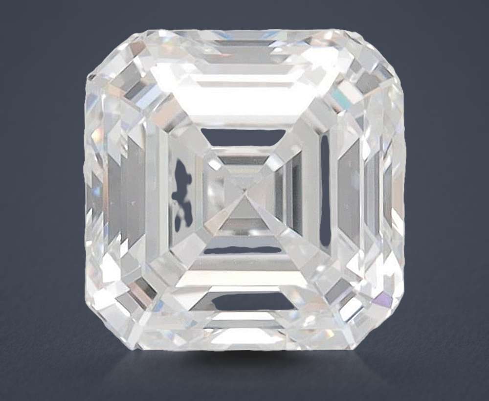 2.00ct D VS1 Rare Carat Ideal Cut Asscher Lab Grown Diamond