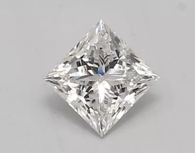 0.75ct D VVS1 Rare Carat Ideal Cut Princess Lab Grown Diamond