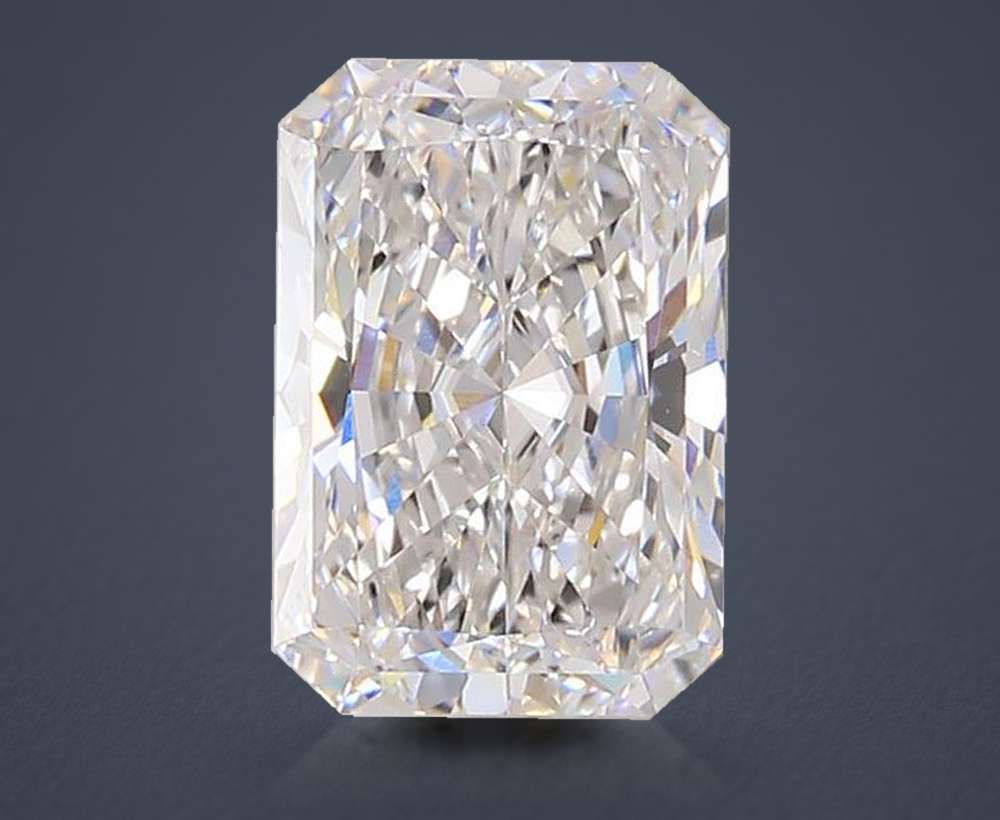 2.55ct F VVS1 Rare Carat Ideal Cut Radiant Lab Grown Diamond