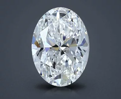 1.05ct F VS2 Rare Carat Ideal Cut Oval Diamond
