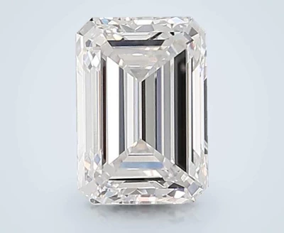 2.23ct E VVS2 Rare Carat Ideal Cut Emerald Lab Grown Diamond