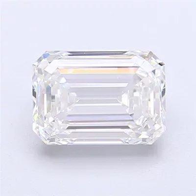 2.18ct E VVS2 Rare Carat Ideal Cut Emerald Lab Grown Diamond