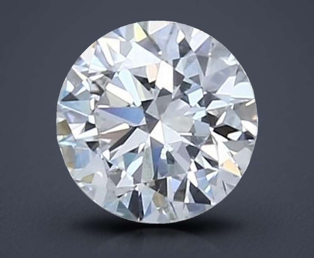 0.67ct F VVS2 Rare Carat Ideal Cut Round Diamond