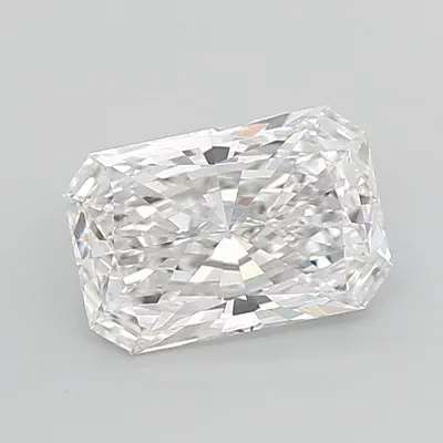 3.08ct E VS1 Rare Carat Ideal Cut Radiant Lab Grown Diamond