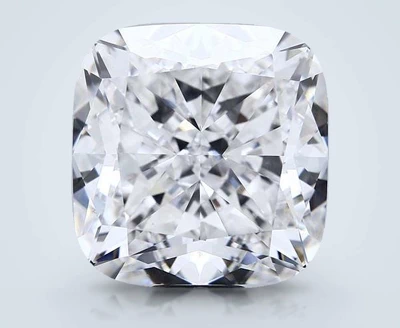 20.03ct E VVS2 Rare Carat Ideal Cut Cushion Lab Grown Diamond