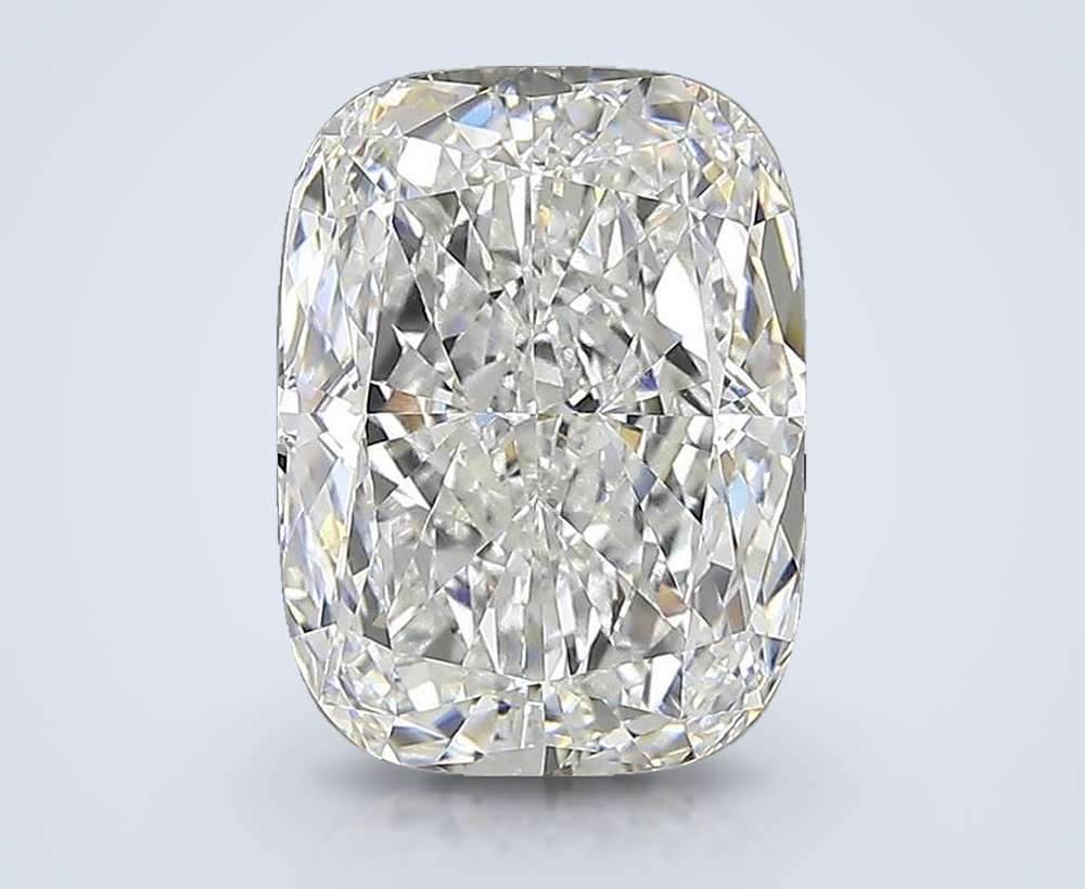15.06ct F VVS2 Rare Carat Ideal Cut Cushion Lab Grown Diamond