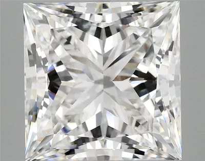 7.54ct F VVS2 Rare Carat Ideal Cut Princess Lab Grown Diamond